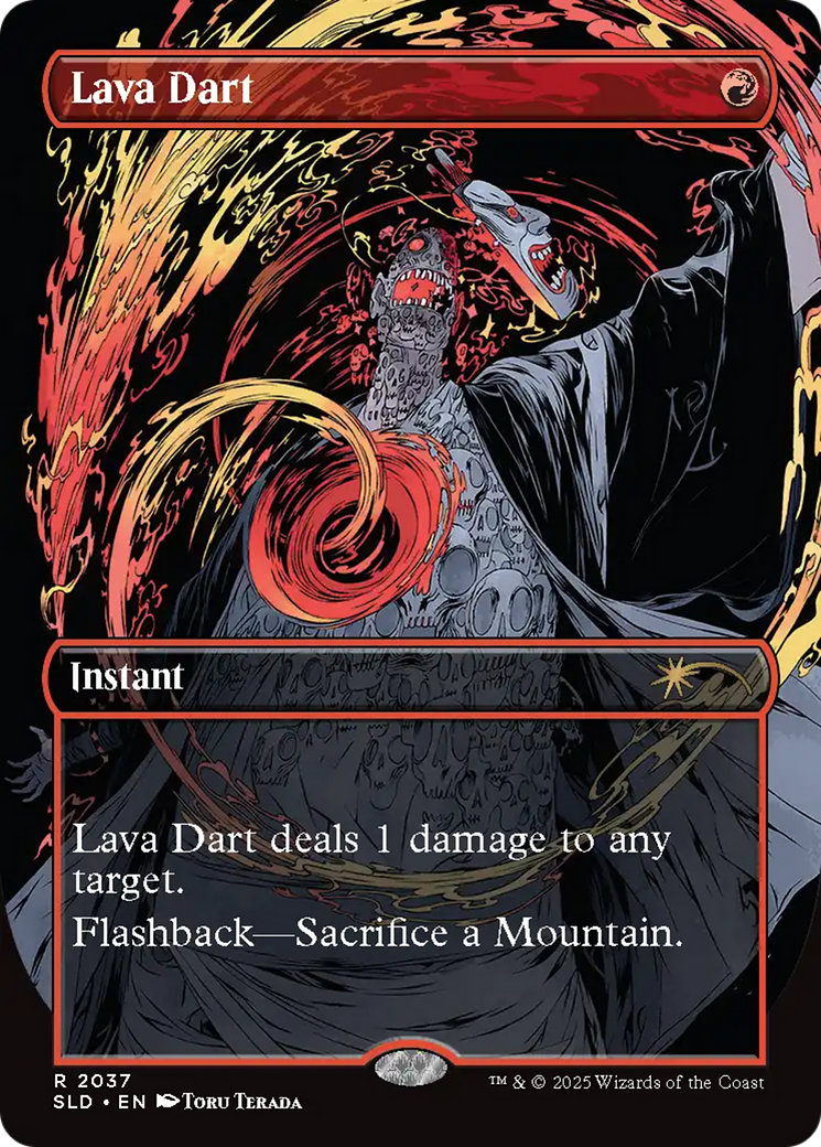 Lava Dart (Rainbow Foil) [Secret Lair Drop Series] | Cards and Coasters CA