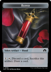 Eldrazi Spawn // Blood Double-Sided Token [Modern Horizons 3 Tokens] | Cards and Coasters CA