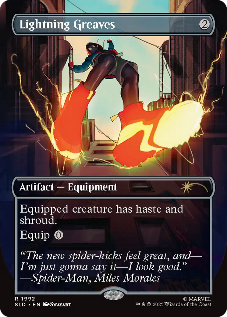 Lightning Greaves (1992) [Secret Lair Drop Series] | Cards and Coasters CA