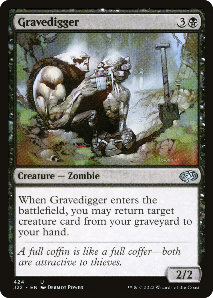 Gravedigger [Jumpstart 2022] | Cards and Coasters CA