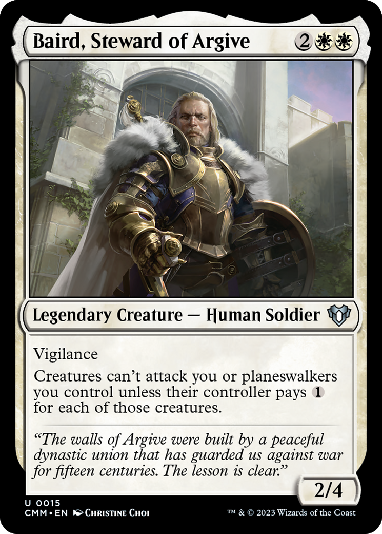 Baird, Steward of Argive [Commander Masters] | Cards and Coasters CA