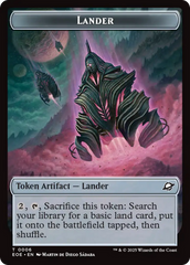Drone // Lander (0006) Doubled-Sided Token [Edge of Eternities Tokens] | Cards and Coasters CA
