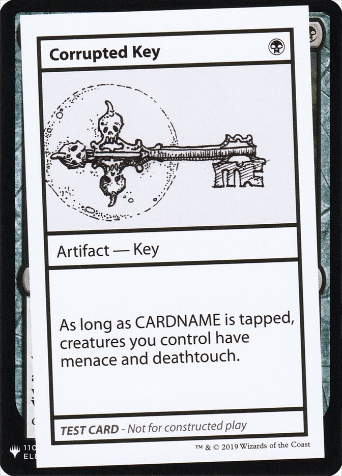 Corrupted Key [Mystery Booster Playtest Cards] | Cards and Coasters CA