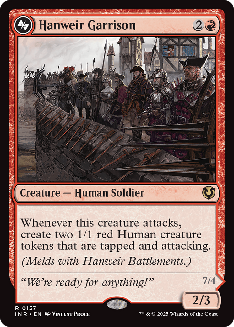 Hanweir Garrison [Innistrad Remastered] | Cards and Coasters CA