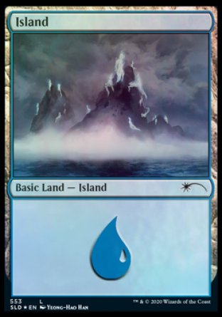 Island (Spirits) (553) [Secret Lair Drop Promos] | Cards and Coasters CA