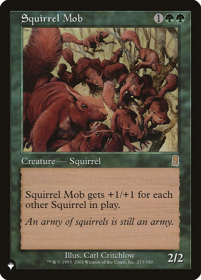 Squirrel Mob [The List] | Cards and Coasters CA