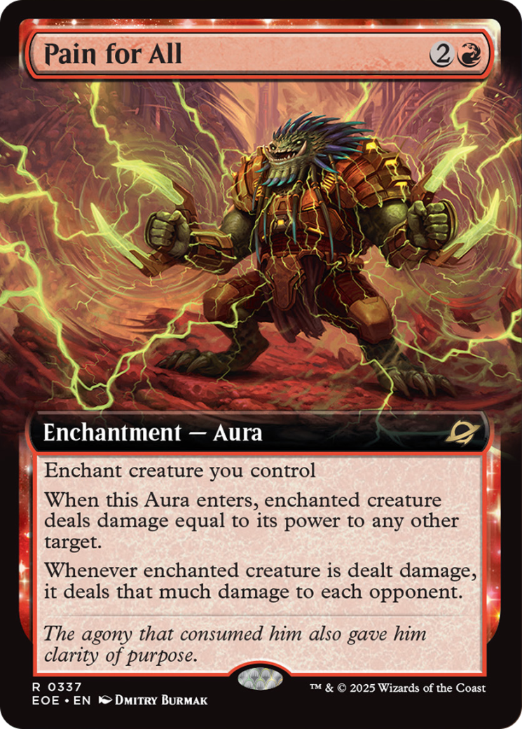 Pain for All (Extended Art) [Edge of Eternities] | Cards and Coasters CA