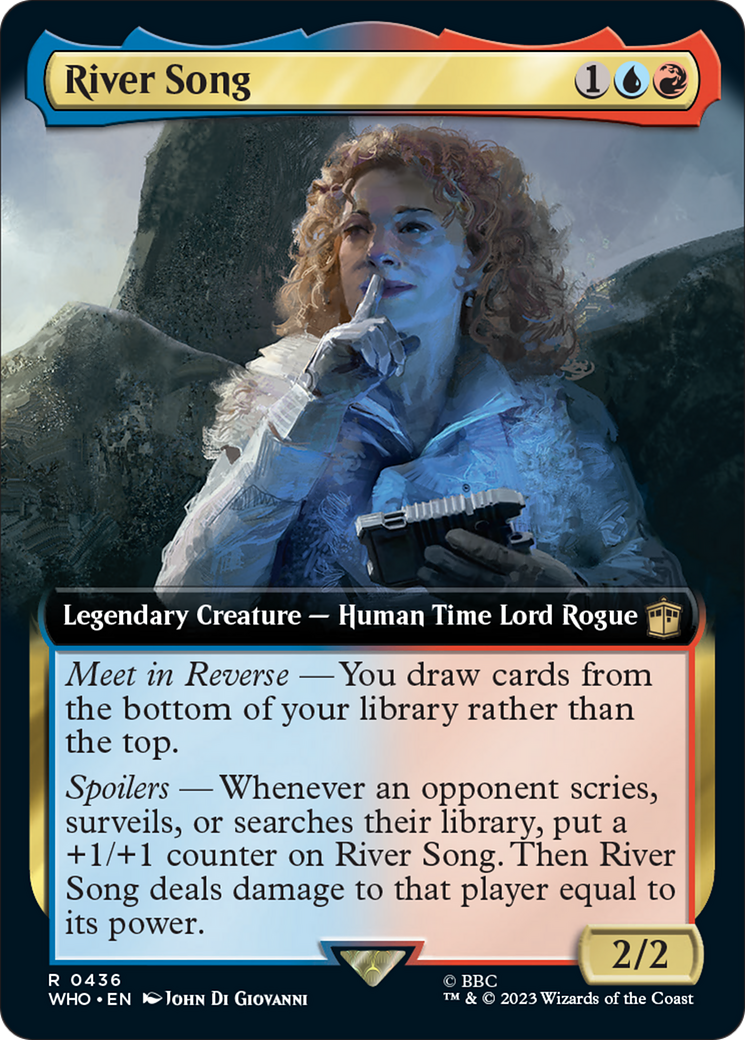 River Song (Extended Art) [Doctor Who] | Cards and Coasters CA