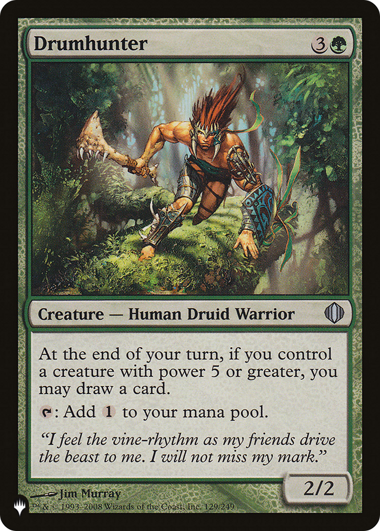 Drumhunter [The List Reprints] | Cards and Coasters CA