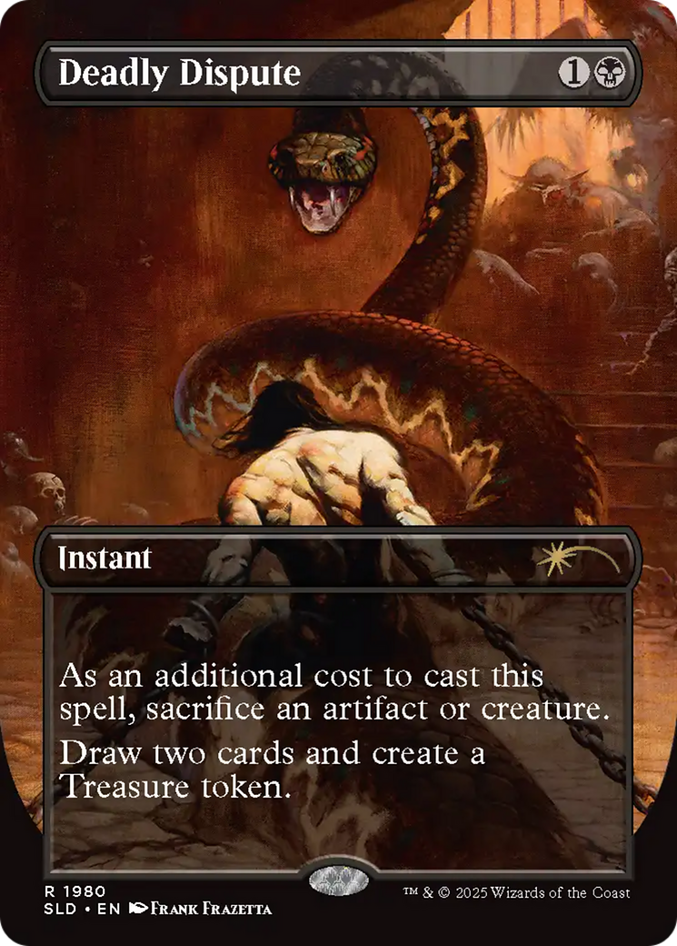 Deadly Dispute (1980) (Rainbow Foil) [Secret Lair Drop Series] | Cards and Coasters CA