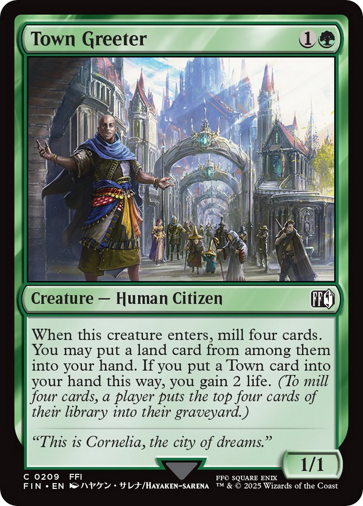 Town Greeter [FINAL FANTASY] | Cards and Coasters CA