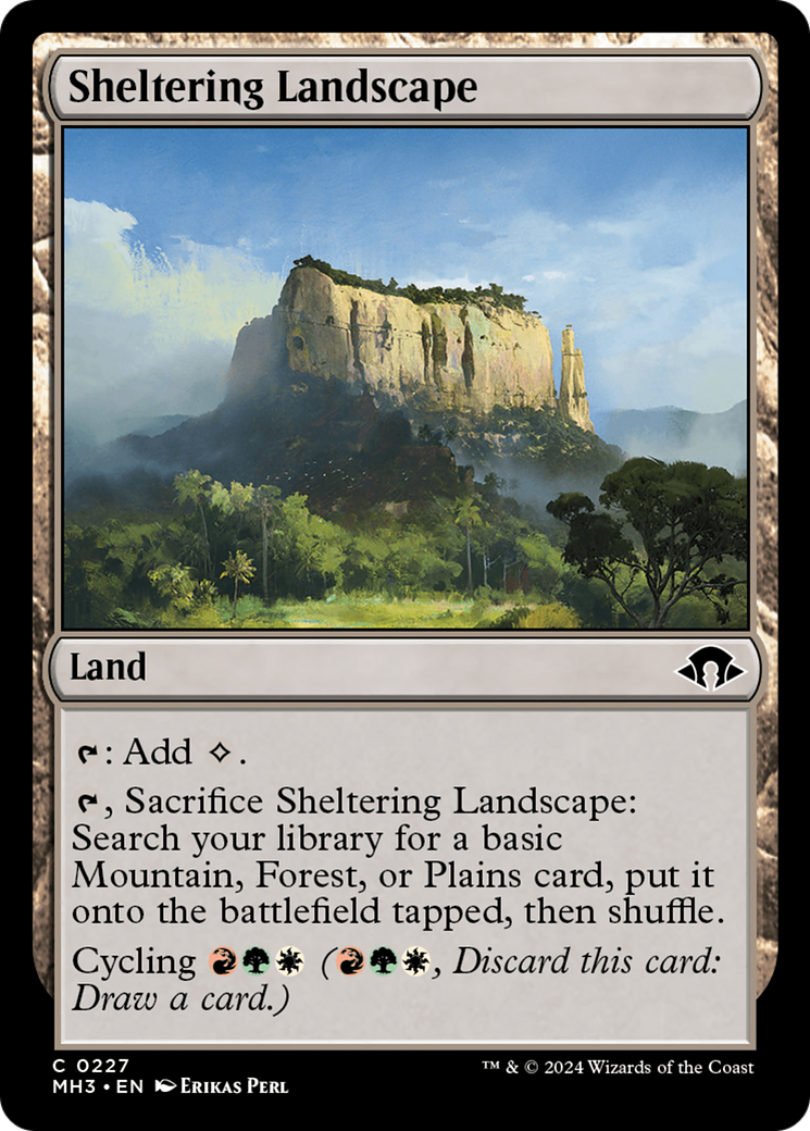 Sheltering Landscape [Modern Horizons 3] | Cards and Coasters CA