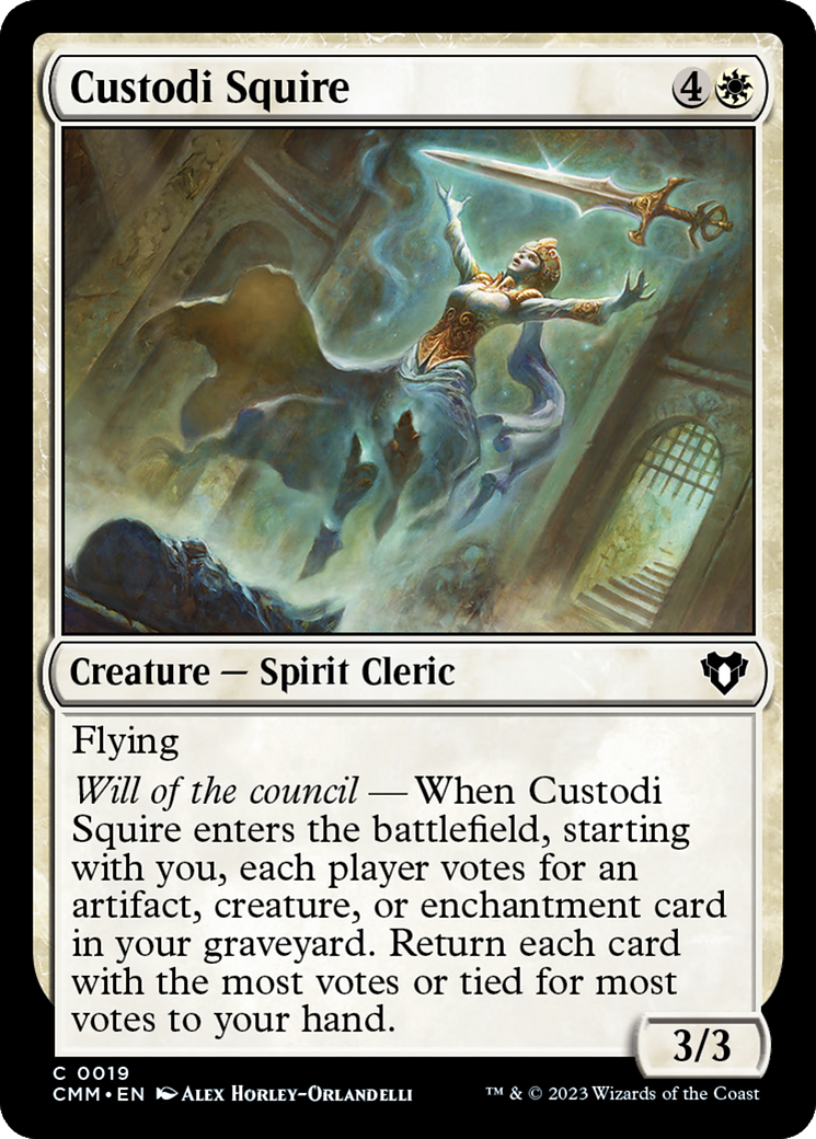 Custodi Squire [Commander Masters] | Cards and Coasters CA