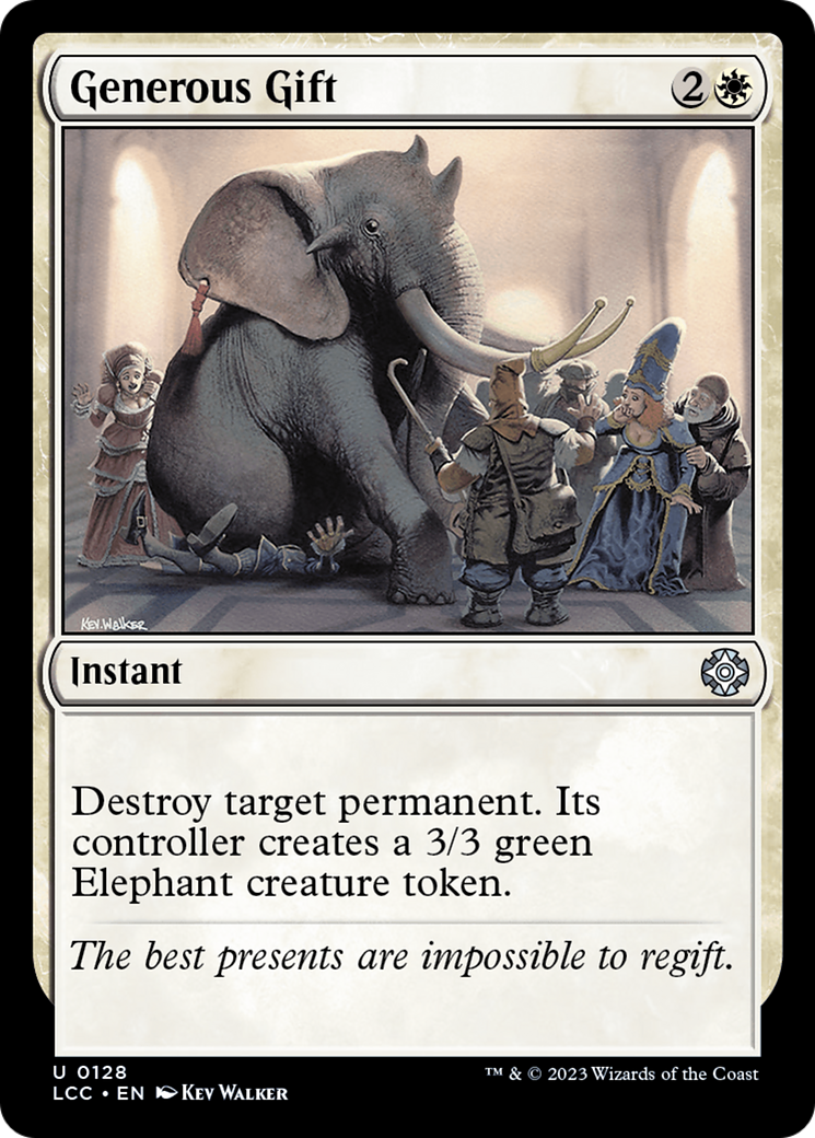 Generous Gift [The Lost Caverns of Ixalan Commander] | Cards and Coasters CA