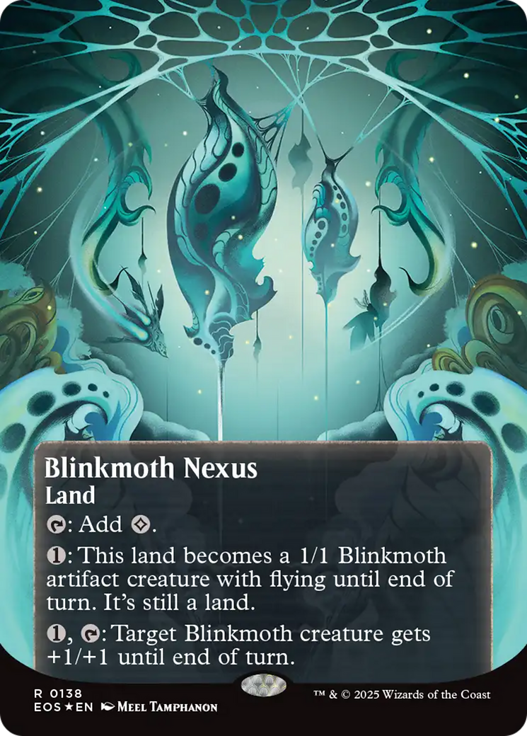 Blinkmoth Nexus (0138) (Borderless) (Galaxy Foil) [Edge of Eternities: Stellar Sights] | Cards and Coasters CA