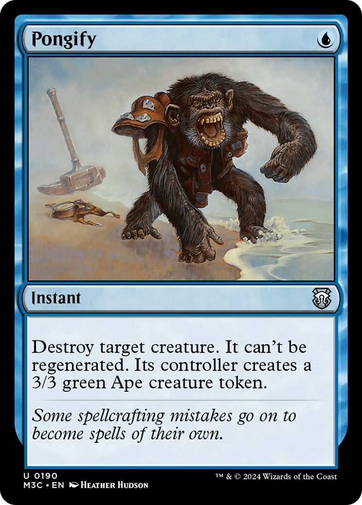 Pongify (Ripple Foil) [Modern Horizons 3 Commander] | Cards and Coasters CA