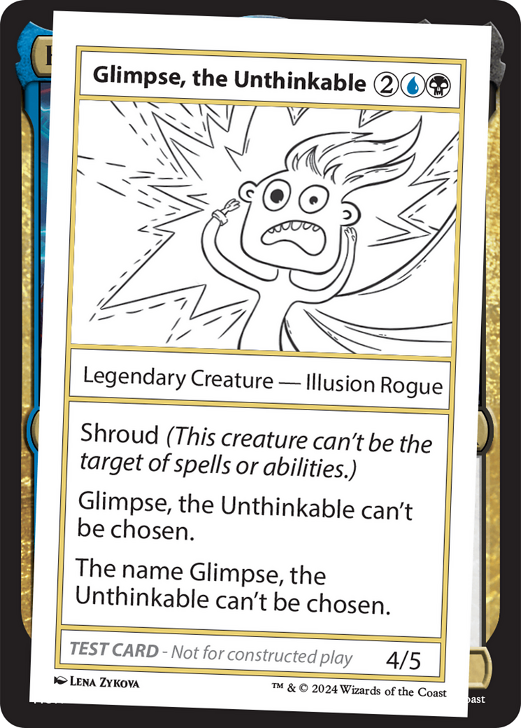 Glimpse, the Unthinkable [Mystery Booster 2 Playtest Cards] | Cards and Coasters CA