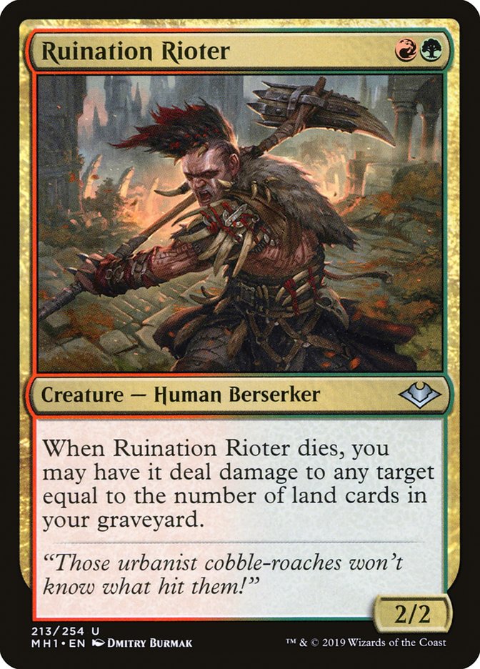 Ruination Rioter [Modern Horizons] | Cards and Coasters CA