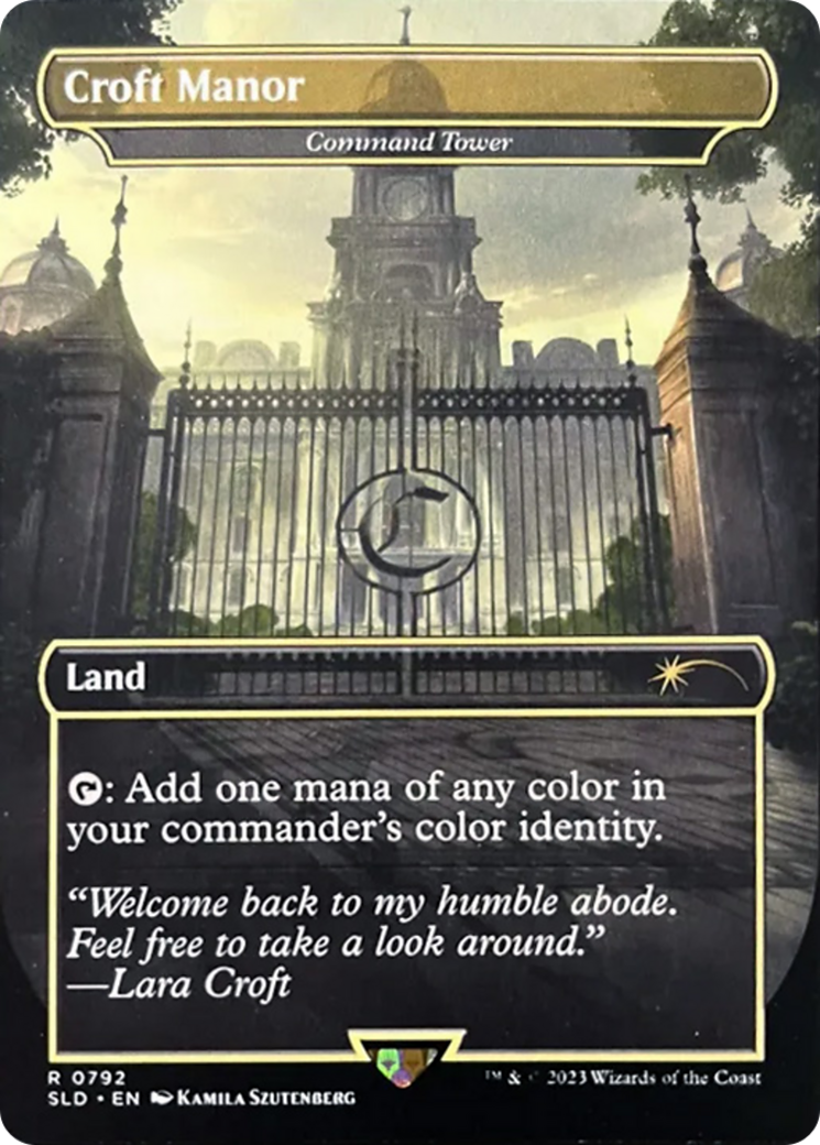 Croft Manor - Command Tower [Secret Lair Drop Series] | Cards and Coasters CA