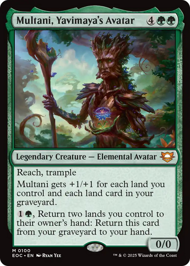 Multani, Yavimaya's Avatar [Edge of Eternities Commander] | Cards and Coasters CA