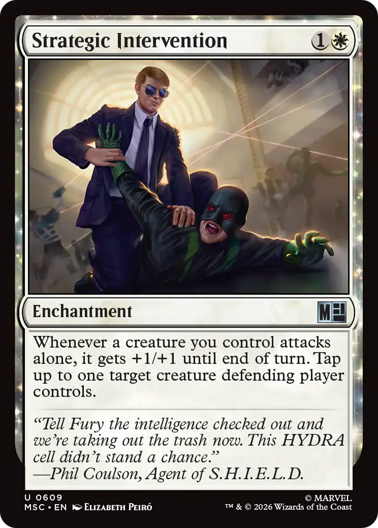 Strategic Intervention [Marvel Super Heroes Commander] | Cards and Coasters CA