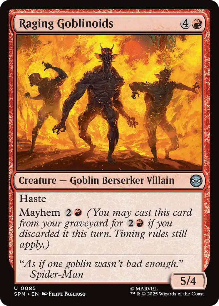Raging Goblinoids [Marvel's Spider-Man] | Cards and Coasters CA