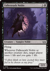 Falkenrath Noble [Duskmourn: House of Horror Commander] | Cards and Coasters CA