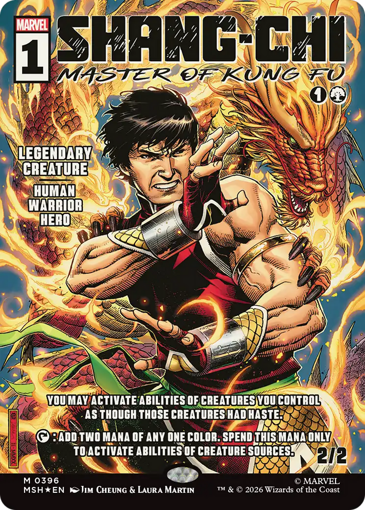 Shang-Chi, Master of Kung Fu (Showcase) (0396) [Marvel Super Heroes] | Cards and Coasters CA