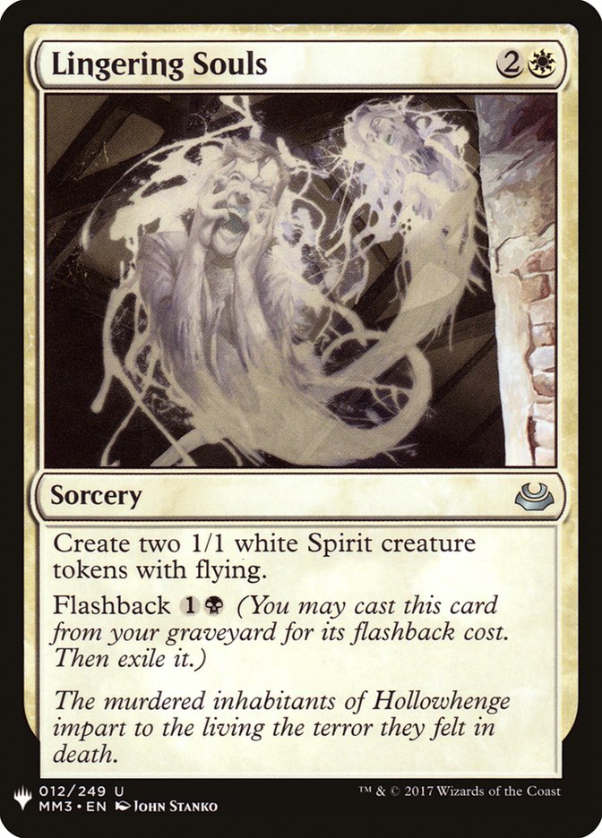 Lingering Souls [Mystery Booster] | Cards and Coasters CA