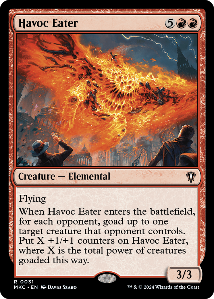 Havoc Eater [Murders at Karlov Manor Commander] | Cards and Coasters CA