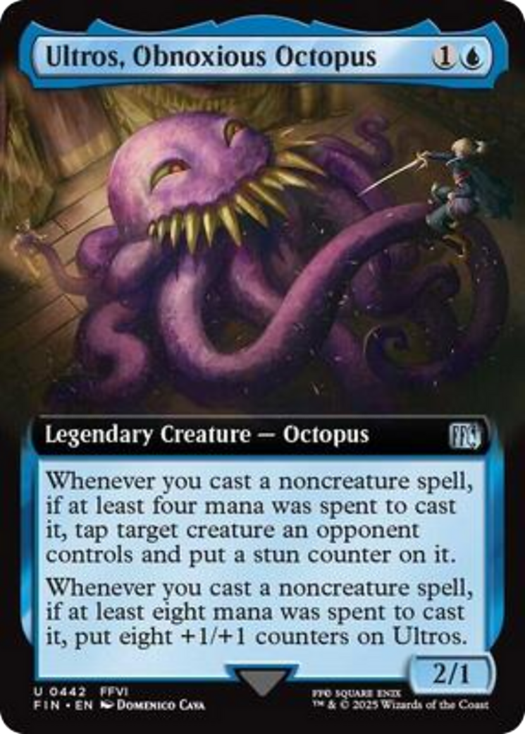 Ultros, Obnoxious Octopus (Extended Art) [FINAL FANTASY] | Cards and Coasters CA