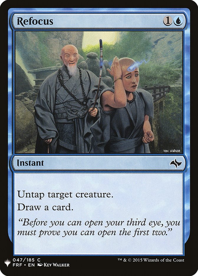 Refocus [Mystery Booster] | Cards and Coasters CA