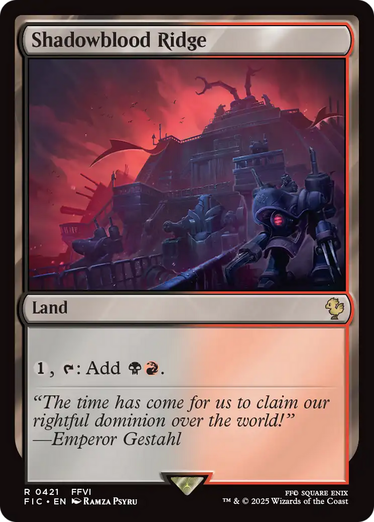 Shadowblood Ridge [FINAL FANTASY Commander] | Cards and Coasters CA