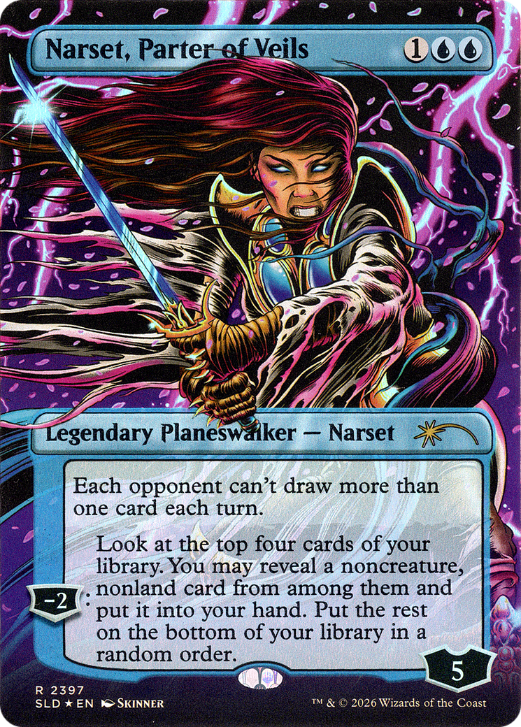 Narset, Parter of Veils (2397) [Secret Lair Drop Series] | Cards and Coasters CA
