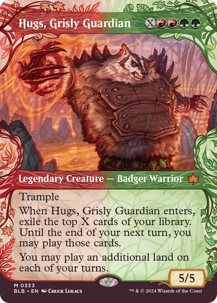 Hugs, Grisly Guardian (Showcase) [Bloomburrow] | Cards and Coasters CA