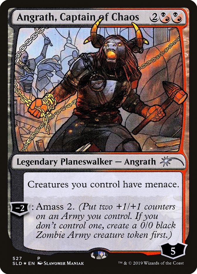 Angrath, Captain of Chaos (Stained Glass) [Secret Lair Drop Promos] | Cards and Coasters CA