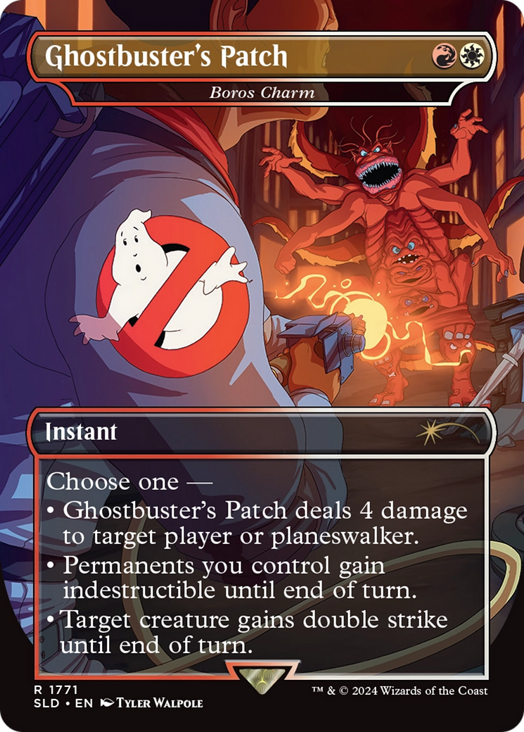 Ghostbuster's Patch - Boros Charm [Secret Lair Drop Series] | Cards and Coasters CA