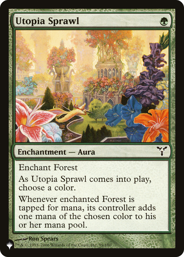 Utopia Sprawl [The List Reprints] | Cards and Coasters CA