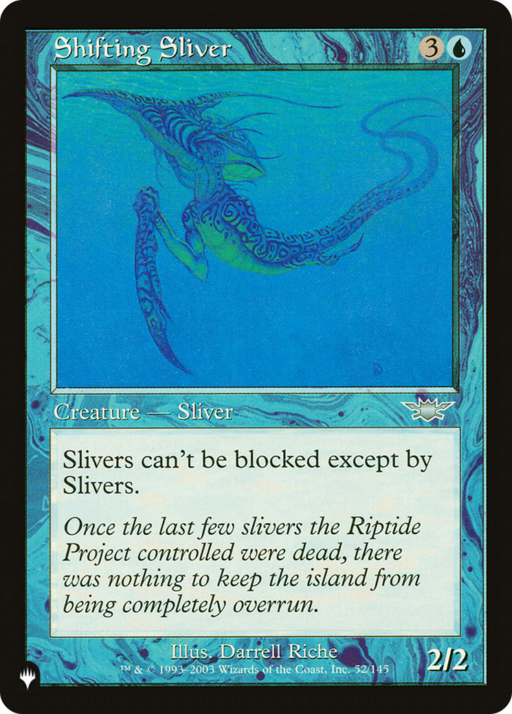 Shifting Sliver [The List Reprints] | Cards and Coasters CA