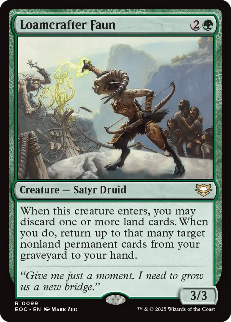 Loamcrafter Faun [Edge of Eternities Commander] | Cards and Coasters CA