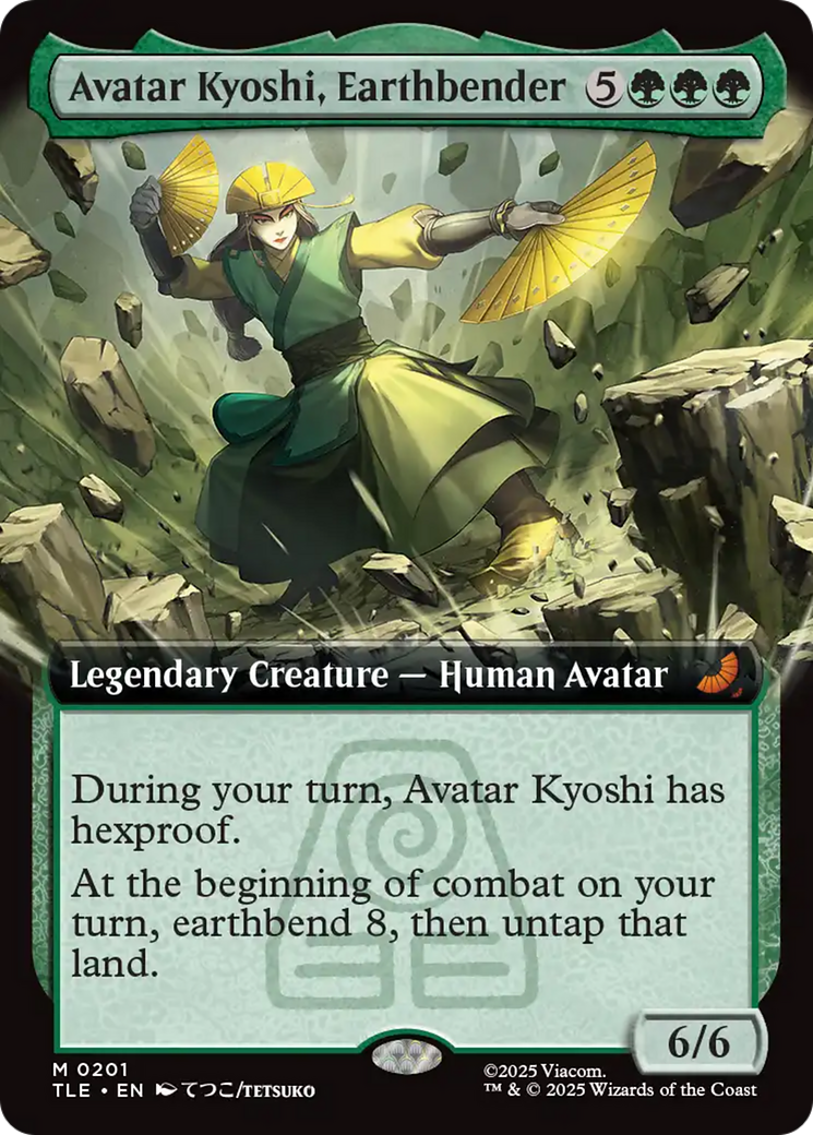 Avatar Kyoshi, Earthbender (Extended Art) [Avatar: The Last Airbender: Eternal-Legal] | Cards and Coasters CA