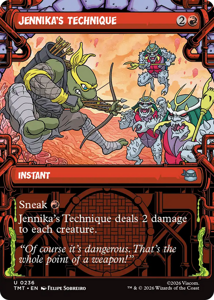 Jennika's Technique (Showcase) [Teenage Mutant Ninja Turtles] | Cards and Coasters CA