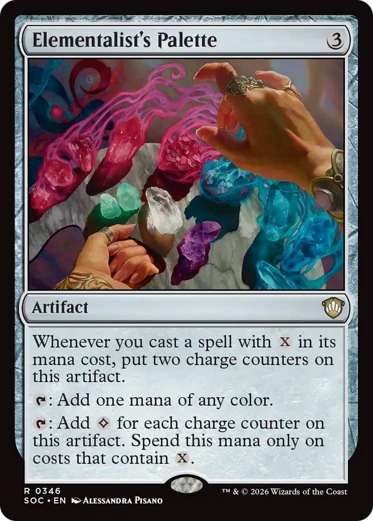 Elementalist's Palette [Secrets of Strixhaven Commander] | Cards and Coasters CA