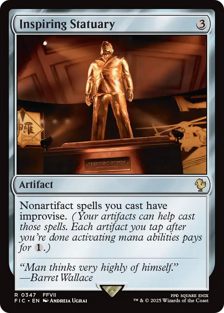 Inspiring Statuary [FINAL FANTASY Commander] | Cards and Coasters CA