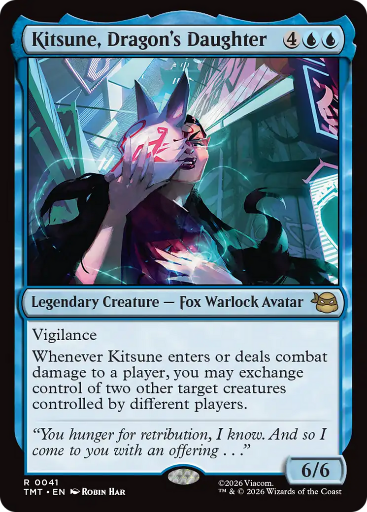 Kitsune, Dragon's Daughter [Teenage Mutant Ninja Turtles] | Cards and Coasters CA
