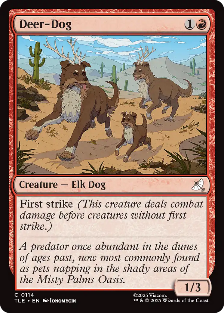 Deer-Dog [Avatar: The Last Airbender: Eternal-Legal] | Cards and Coasters CA