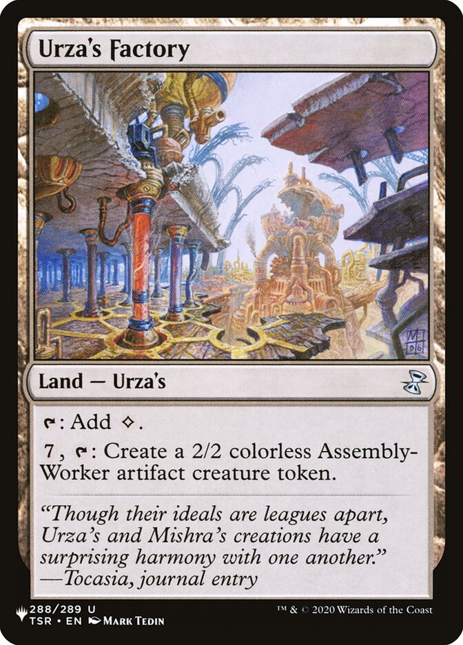 Urza's Factory [The List] | Cards and Coasters CA