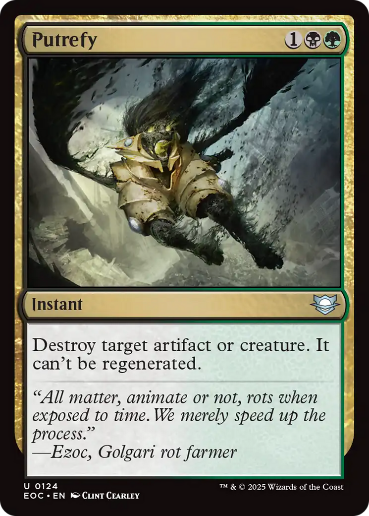 Putrefy [Edge of Eternities Commander] | Cards and Coasters CA