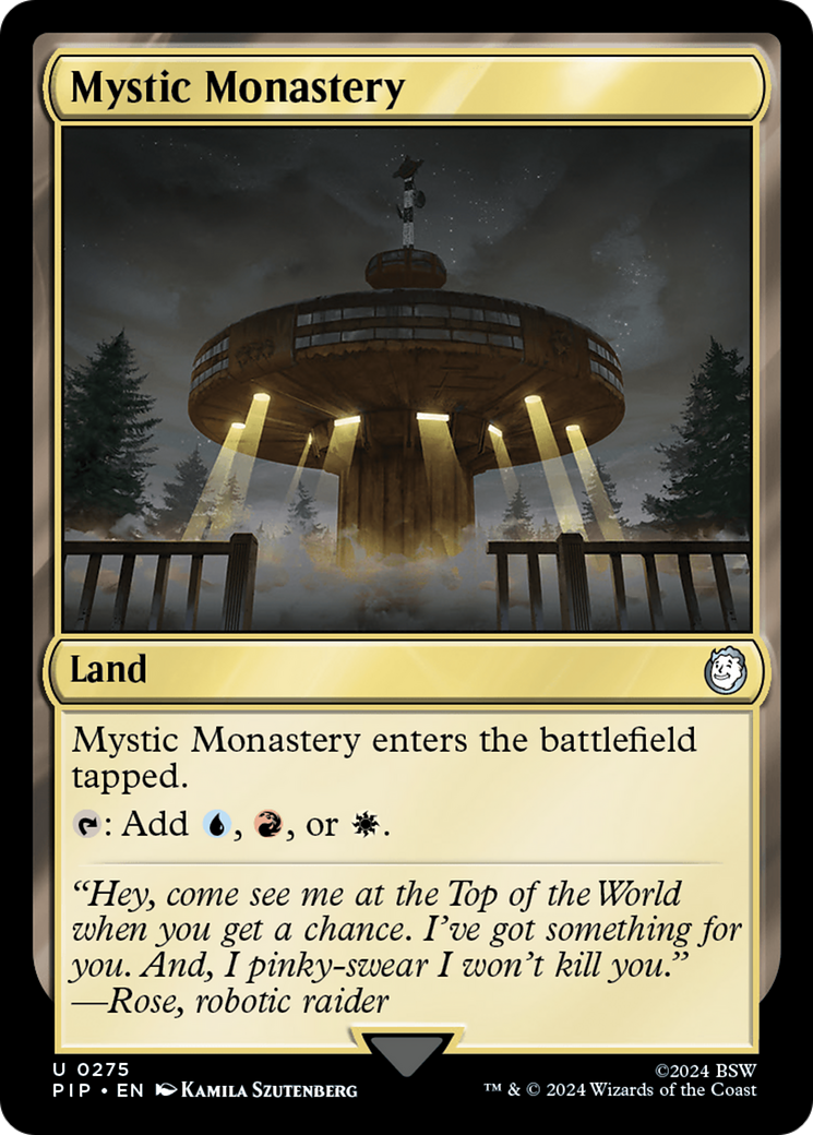 Mystic Monastery [Fallout] | Cards and Coasters CA
