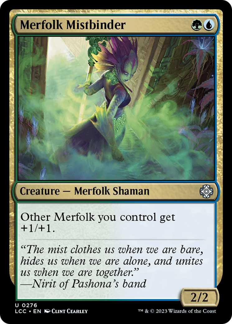 Merfolk Mistbinder [The Lost Caverns of Ixalan Commander] | Cards and Coasters CA